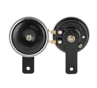 Akozon Klaxon Métallique Universel étanche, 3 Pouces, 12V, Super 105dB, pour Voitures, Camions, Motos