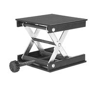 Akozon Lab Jack Stand Table Lift Laboratoire Ascenseur Oxyde D'aluminium Support De Laboratoire Lifter Scientifique Ciseaux Levage Jack Plate-Forme 90 x 90mm
