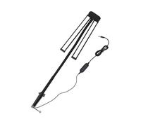 Akozon Lampe de Bureau LED à Double Tête - 3 Options de Couleurs, Conception de Col en Dentaire Flexible sans étape étape