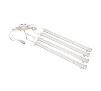 Akozon Lampe de Croissance des Plantes, Fonction Lumière LED à Spectre Complet pour Plante Succulente d'intérieur, 4 Têtes, Prise USB, Minuterie à intensité Variable (Lumière solaire