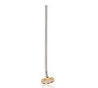 Akozon Lance d'arrosage de 25,4 Cm pour Pulvérisateur électrique - Tête en Cuivre et Baguette d'arrosage en Acier Inoxydable - Pulvérisation Douce et Dense pour Plantes de Jardin, Fleurs de (White