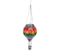 Akozon Lantern de Ballon de Feu Solaire - Design de Conception en Métal Unique Lumières à énergie Solaire pour Patio Extérieur, Jardin, Cour, Cheminement et Ambiance Porche (Type C)