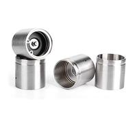 Akozon Le Remplacement des Roulements de Remorque en Acier Inoxydable avec Soutien-gorge de Protection Prolonge la Durée de Vie de la Plupart des Remorques à Moyeu de 1,98 Pouces