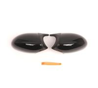 Akozon Le Rétroviseur de Voiture Couvre la Conception de Course de Coquilles de Capuchon de Rétroviseur Extérieur pour Le Matériau ABS de Véhicule