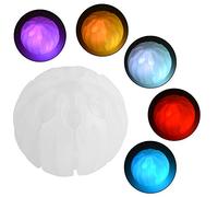 Akozon LEDColorfulLuminous Dog Ball - Bite Resnt, Ornements de Résistance à l'eau pour l'entraînement et Le Temps de Jeu, Idéal pour Les Chiots et Les Chiens énergiques