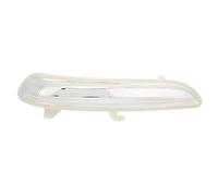 Akozon Lentille D'indicateur de Rétroviseur Latéral, Remplacement de Boîtier de Couvercle de Clignotant de Porte de Lentille Transparente pour 208 2012 2017 pour 2012-2017(La gauche)