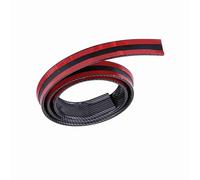 Akozon Lèvre d'aile de Becquet de Coffre de Toit Arrière en Caoutchouc Souple inspiré de la Fibre de Carbone de 1,5 M/4,9 Pieds pour Voitures et Camions - Ajustement Universel Flexible, (Black)