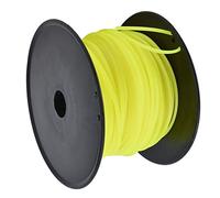 Akozon Ligne de -Bordure en Nylon Quadrate de 3 Mm pour Tondeuses à Gazon - pour, et Plus - Ficelle de d'herbe Jaune pour Un Désherbage Efficace (70 mètres)