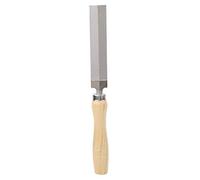 Akozon Lime rhombique diamant Meulage de verre en métal avec poignée en bois Outil de jardinage du bois(4in(100mm))