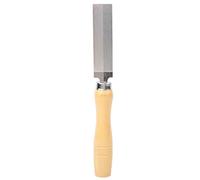 Akozon Lime rhombique diamant Meulage de verre en métal avec poignée en bois Outil de jardinage du bois(3in(75mm))