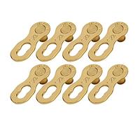 Akozon Lot de 10 Pièces, 4 Paires de Chaînes de Vélo en Acier 12 Vitesses Chaînon Manquant Chaînon Manquant 12 V Rapide Enganche Cadena CNC Lames D'insertion Rotatives
