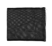 Akozon Lot de 10 Sacs Filtrants en Nylon pour Aquarium avec Fermeture éclair - 15 X 20 Cm Noir pour Réservoirs d'eau Douce (Sac en Filet Noir 15 * 20)