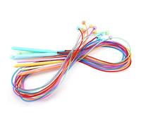 Akozon Lot de 12 Aiguilles à Crochet en Plastique ABS et Plastique Afghan Tunesic avec câble Tapis Weben Aiguilles à Tricoter