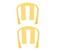 Akozon Lot de 2 Clips en C de Rechange pour Tuyau de Déclenchement de Nettoyeur Haute Pression, Lave-Auto, Boucle de Connecteur Rapide pour Karcher K2 K3 K7 Jaune (Jaune)