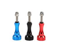 Akozon Lot de 3 écrous de Bouton en Aluminium Inoxydable pour HD 4 3 + 2 - Vis Moletées Faciles à Utiliser pour équipement, Compatibles avec Les Trépieds Standard