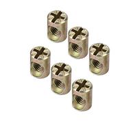 Akozon Lot de 30 écrous M6 - Pour meubles - Rainures et fixations