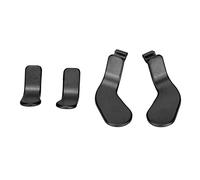 Akozon Lot de 4 Palettes de Manette en Acier Inoxydable pour Manette One Série 2 Modèle 1797, Pièces Métalliques Interchangeables pour un Contrôle de Jeu amélioré (BLACK)