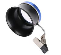 Akozon Loupe de Lunettes Portable à Clamp/Holder, Loupe 20X pour l'horlogerie et la Réparation de Bijoux (10X)