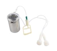 Akozon Machine à Traire Manuelle avec capacité de 2L | Forte aspiration, acier inoxydable durable, kit de traite portable, large application