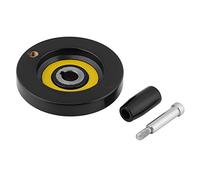 Akozon Machine Fraisage Arrière Ondulation Volant De Manœuvre Noir Pour Tour Avec Poignée Tournante(12 * 80mm)