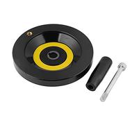 Akozon Machine Fraisage Arrière Ondulation Volant De Manœuvre Noir Pour Tour Avec Poignée Tournante(16 * 160mm)