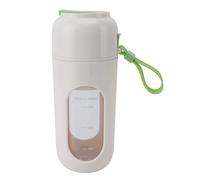 Akozon Mélangeur Portable Rechargeable par USB avec 12 Lames en Acier en Moins - Mini Machine à Smoothies pour la Maison, le Sport, l'extérieur et les Voyages (GREEN)