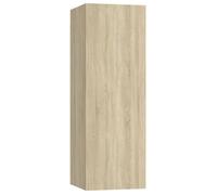 Akozon Meubles TV 2 pcs Chêne sonoma 30,5x30x90 cm Aggloméré - 7891463361059