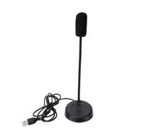 Akozon Microphone USB, Micro de Bureau Antibruit avec Col de Cygne | Micro PC Plug and Play, SNR 60 DB, Col de Cygne Réglable à 135°, Câble de 2 M, pour Vidéoconférence en Streaming de Jeux