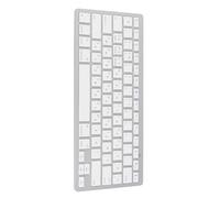 Akozon Mini Clavier Fil Portable Ultra Fin, Clavier d'ordinateur 78 Touches pour, iOS, OS X - Blanc (Russe)