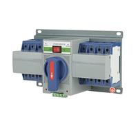 Akozon Mini Commutateur de Transfert Automatique à Double Puissance, 400V, 63a, 4P, avec Protection contre les Courts-circuits et les Surcharges, pour une sécurité Incendie Fiable au Bureau