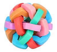 Akozon Mini Jouet pour Cochon avec Boule de Cloche Colorée - Balle à Mâcher Interactive Produisant du Son pour Cochons de Compagnie - pour Les Soins Dentaires et la Récréation