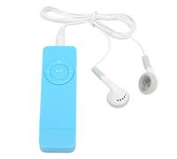 Akozon Mini lecteur MP3 avec son sans perte 64 Go Mémoire extensible Lecteur de musique portable pour les étudiants en voyage de course Noir (Bleu)