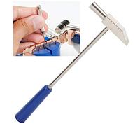 Akozon Mini Marteau de Réparation de Montre à Bijoux à Double Tête en Métal Portable, Outil de Réparation de Bricolage B (A)