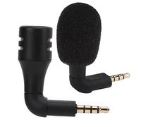Akozon Mini Microphone Omnidirectionnel Jack 3,5 Mm Radio Surround 360 ° Micro Audio Portable pour Smartphone Petit Micro Portable pour Smartphone