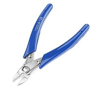 Akozon Mini Pince Coupante Diagonale Compacte - Pince-fil de Précision pour l'électronique, l'artisanat et les Réparations - Conception Ergonomique avec Construction en Acier au Chrome Vanadium