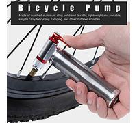 Akozon Mini Pompe de Gonflage de Co2 de Vélo en Alliage d'aluminium Léger Portable