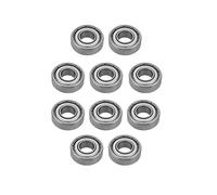 Akozon Mini Roulements à Billes en Acier 699ZZ, 10 Pièces, 9x20x6mm, Double Blindage, Faible Bruit, Idéal pour les Projets de Loisirs et les Petits Mécanismes