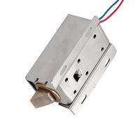 Akozon Mini Serrure électromagnétique à Solénoïde DC 12 V pour Armoires, Tiroirs et Coffres-forts - Serrure de Commande électrique Polyvalente avec Direction Réglable et Fil de Cuivre Complet