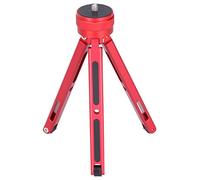 Akozon Mini Trépied Stand 3-13 Cm Porte-Mont Portable Réglable pour la Caméra Sportive de Téléphonie Mobile (Rouge)