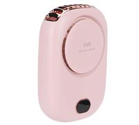 Akozon Mini Ventilateur USB sans Pales pour le cou : Ventilateur de Refroidissement Suspendu à Chargement Portable pour les Voyages, les Sports de Plein Air et la Caméra (PINK)
