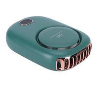 Akozon Mini Ventilateur USB sans Pales pour le cou : Ventilateur de Refroidissement Suspendu à Chargement Portable pour les Voyages, les Sports de Plein Air et la Caméra (GREEN)