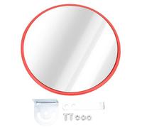 Akozon Miroir de Circulation Convexe, Grand Angle de 160 Degrés, PC Abs | Construction Pc Abs, sécurité des Angles Morts, Parking D'entrepôt de Garage, Support de Montage Mural, Utilisation