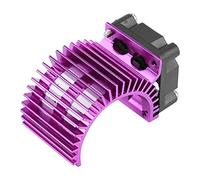 Akozon Modèle Accessoire Dissipateur de Chaleur avec Ventilateur de Refroidissement 1/10 échelle électrique RC Voiture 540/550 Moteur, Disipador de del Motor (PURPLE)