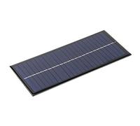 Akozon Module de Chargeur Solaire Polycristallin DIY 2,5 W 12 V pour Appareils électroniques Portables et Petits Projets
