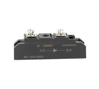 Akozon Module de Diode Puissance Redresseur Pont 1600 V MD 100 A,avec Refroidissement par Plaque Cuivre et Base Montage Isolée pour le Chargement la Batterie D'entrée L'onduleur PWM