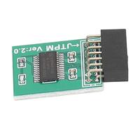 Akozon Module TPM 2.0, T P LPC Carte de Module d'interface pour Green M Board pour Strong Encryption 14 Broches