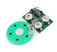 Akozon Module Vocal Enregistrable avec 4 Minutes de Lecture | Puce sonore DIY, conviviale, comprend une batterie A76, polyvalente pour les cartes, haut-parleur 40 mm