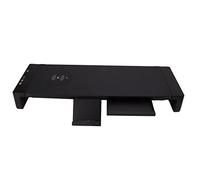 Akozon Moniteur D'Ordinateur Stand USB3.0 Organisateur de Bureau de Charge sans Fil pour Ordinateur Portable PC
