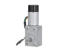 Akozon Moteur à Engrenages à Encodeur avec Encodeur JGY-370 Moteur de Réduction à à Engrenages Entièrement en Métal avec Arbre Unique Autobloquant 24 V - électriques/de Ventilateur (66RPM)