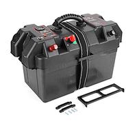 Akozon Motor Power Station Plastic Minnkota charger Trolling Motor Battery Box Power Center Station USB et 12V Charger Port